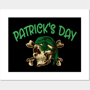 Arrrish Funny Irish Pirate St Patrick Day Posters and Art